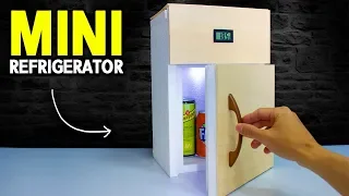 How to Make a MINI Refrigerator At Home | DIY