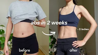 i tried Alexis Ren's 10-MINUTE ab workout for 14 DAYS *results*