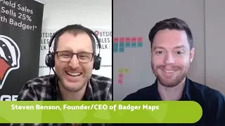 STEVEN BENSON [B2B Sales Geniuses]  | Founder/CEO of Badger Maps