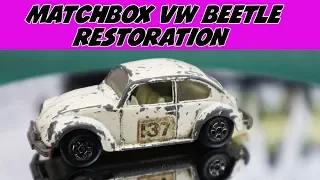 Matchbox VW Beetle 1500 Saloon 1968 Restoration