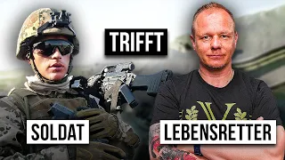 SOLDAT trifft LEBENSRETTER | Das Treffen