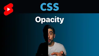 CSS Opacity in 1 Minute #shorts