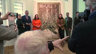 Karl Hagemeister "Verschneiter Birkenwald an einem Bachlauf" im Potsdam Museum