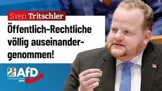 Öffentlich-Rechtliche völlig auseinandergenommen! – Sven Tritschler (AfD)