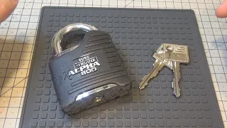 1032 THIS IS DIFFERENT, BURG WÄCHTER X ALPHA 800 WAFER PADLOCK FROM TUMAY  eng sub