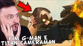 NUNCA REAJA ao FIM DO TITAN CAMERAMAN e G-MAN SOZINHO (Novo Episódio 63 a 65) - NightExtreme