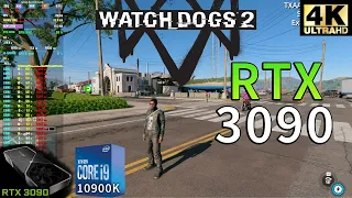 Watch Dogs 2 4K | RTX 3090 | i9 10900K 5.2GHz | Maximum Settings & more Tested