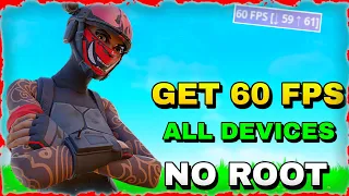 *NEW*How to GET 60/90 FPS in Fortnite Mobile Android V.21.20  | NO ROOT+ ALL DEVICES