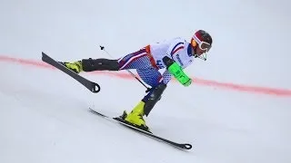 Alexey Bugaev (1st run) | Men's super combined standing | Alpine skiing | Sochi 2014 Paralympics