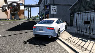 Audi RS7 Sportback | American Truck Simulator | Logitech G29 Gameplay