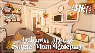 Single Mom Roleplay No Gamepass Autumn One Story House I Bloxburg Build and Tour - iTapixca Builds