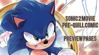 Sonic 2 Movie Pre-Quill Comic | Preview Pages