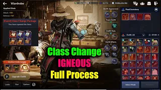 Black Desert Mobile Class Change IGNEOUS Full Process