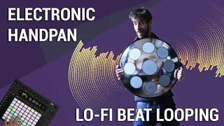Electronic Handpan (Wavepan) Test - Lofi Beat Looping - Morning Coffee #11