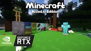 Minecraft Bloxd.io Edition: Using Shaders with Bloxd.io Texture pack || Bloxd man