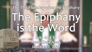 The Epiphany is the Word (Luke 4:16-30)