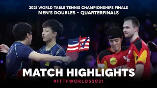 Liang J./Lin G. vs Duda B./Qiu D. | 2021 World Table Tennis Championships Finals | MD | QF