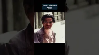 Amazing Footage From Hanoi in 1938 🤯 #colorized #historical #hanoi