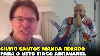 Silvio Santos manda recado ao neto Tiago Abravanel na estreia do BBB 22