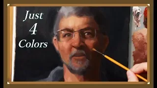 Portrait Painting Tutorial | The CHEAPEST Palette EVER - Real Time