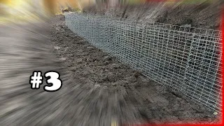 Gabions for slope stabilization # 3 Building and aligning the stone baskets