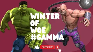 WINTER OF WOE - Part 1 | Hulk SMASHES Absorbing Man! | #Gamma Objective | Marvel Contest of Champion