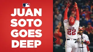 CRUSHED!! Juan Soto DEMOLISHES a ball to the SECOND DECK! (First homer of season)