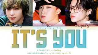 ATEEZ 에이티즈 Yeosang, San, Wooyoung   'IT's You' Lyrics Color Coded Han Rom Eng(not my video)