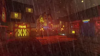 Kingdom Hearts Relaxing Music with Raining Ambience Sound