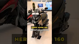 Hero Xoom 160 Adventure Maxi Scooter showcased in India | BikeWale #shorts