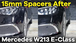 15mm Wheel Spacers Before and After | BONOSS Performance Parts for Mercedes Benz E-Class W213