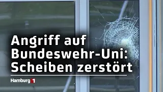 Brennende Reifen und zerstörte Scheiben an der Helmut-Schmidt-Universität! Staatsschutz ermittelt