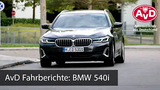 AvD Fahrberichte BMW 540 i xDrive Luxury Line