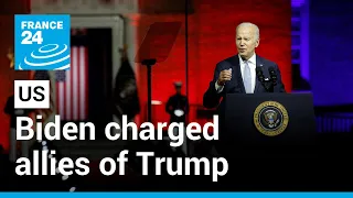 Biden warns 'equality and democracy under assault' by Trump-led extremism • FRANCE 24 English