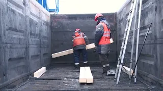 Погрузка 20 фут контейнеров