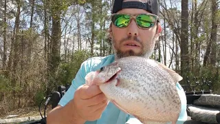 Fast and easy way to catch  SLAB crappie during the spawn