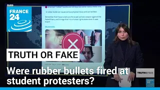 Did police fire rubber bullets at UCLA pro-Palestinian student protesters? • FRANCE 24 English