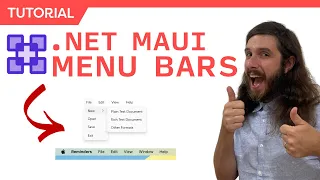 Create a .NET MAUI Menu Bar on Windows and Mac with Ease