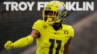 Troy Franklin Oregon WR Highlights || Fastest Man In Oregon