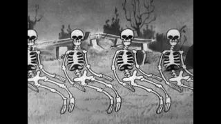 Walt Disney The Skeleton Dance(Пляска мертвецов)