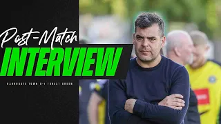 Post-Match Reaction | Horseman thrilled with first victory | Harrogate Town 0-1 Forest Green Rovers