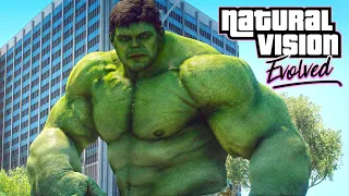 GTA 5 - HULK MOD ( GTA 6 NATURAL VISION  EVOLVED)