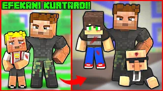 EFEKANI KÖTÜ ÇOCUKLAR DÖVDÜ,ABİSİ ALİ İNTİKAM ALDI! 😱 -Minecraft