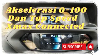 TEST AKSELERASI 0-100 KM/H DAN TOP SPEED YAMAHA XMAX CONNECTED 2023 FULL STANDARD