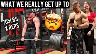 A realistic weekend in the life | GASP Haul | 705LBS Deadlift for REPS