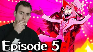 HAZBIN HOTEL EPISODE 5 REACTION | CHARLIE AND ALASTOR AND LUCIFER SONG | HAZBIN HOTEL REACTION