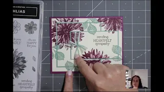 Triple Time stamping feat. Delicate Dahlias stamp set