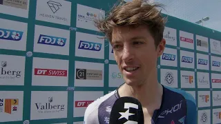 George Bennett - Interview at the start - Mercan'Tour Classic Alpes-Maritimes 2024