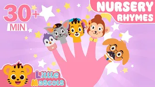 Finger Family + Head Shoulder Knees and Toes + more Little Mascots Nursery Rhymes & Kids Songs