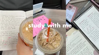 productive finals week vlog📚☕️cramming, revising for exams, studying at cafe🍵